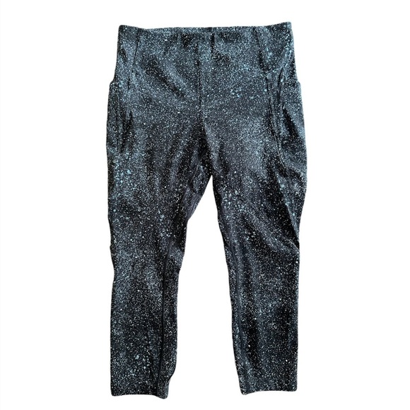 Lululemon Lead The Pack High Rise Run Crop Leggings 23" Mineralize Multi Sz 10 - Picture 5 of 12